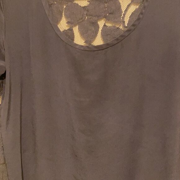 CLUB Monaco gray silk blouse. Size S. - Picture 3 of 10